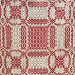 Pine Creek Cambridge Red Tan Table Square - 34"