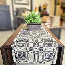 Cambridge Black/Tan Long Runner - 14" x 56"