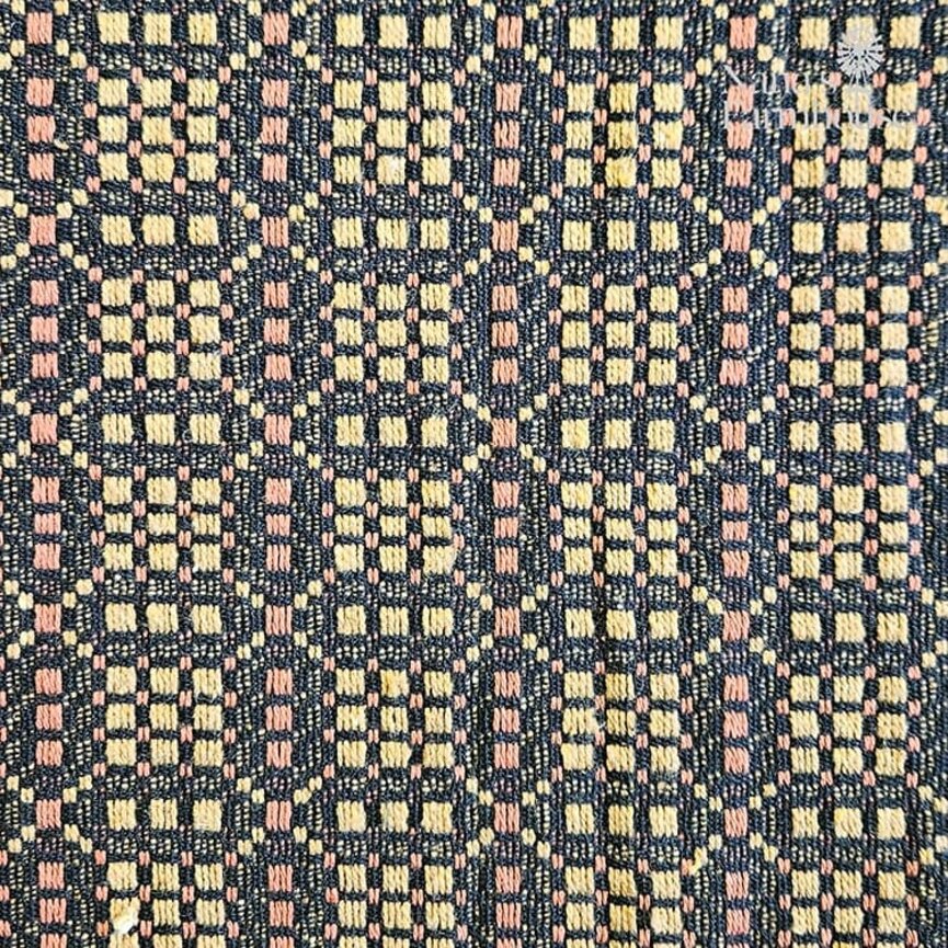 Pine Creek Smithfield Mustard Pumpkin Black Table Square - 52"