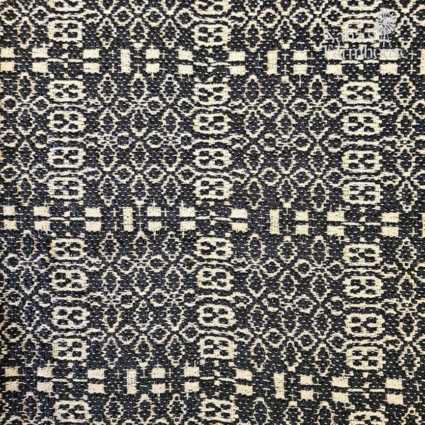 Wentworth Black Linen Table Square - 34"