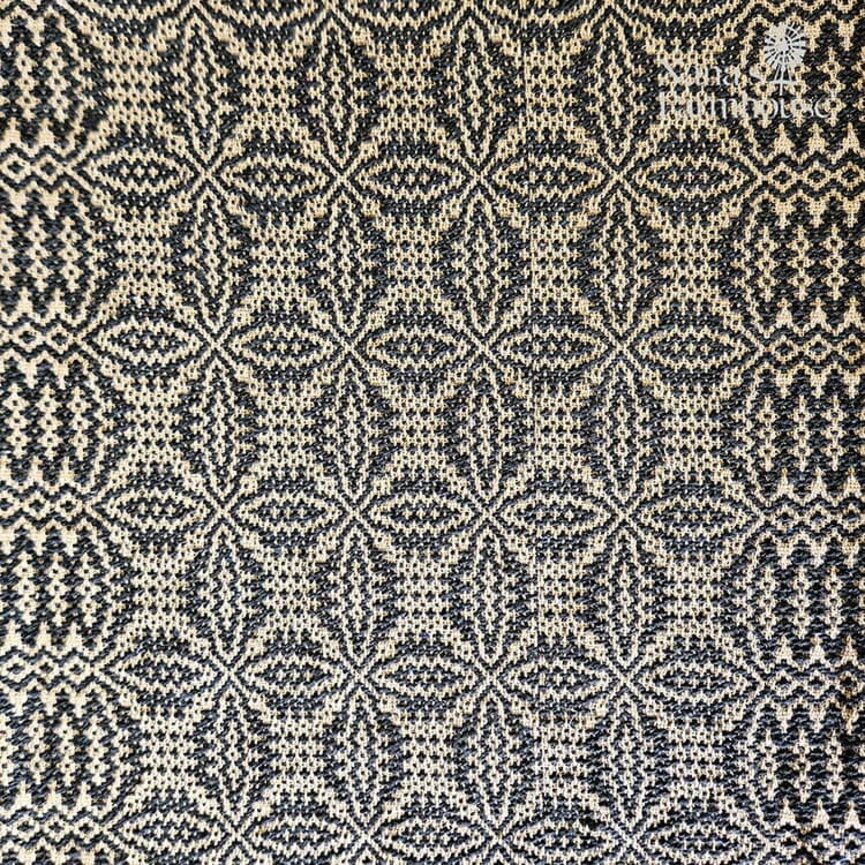 Wickford Black Tan Short Runner - 14" x 32"