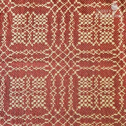 Nantucket Red/Tan Short Runner - 14" x 32"