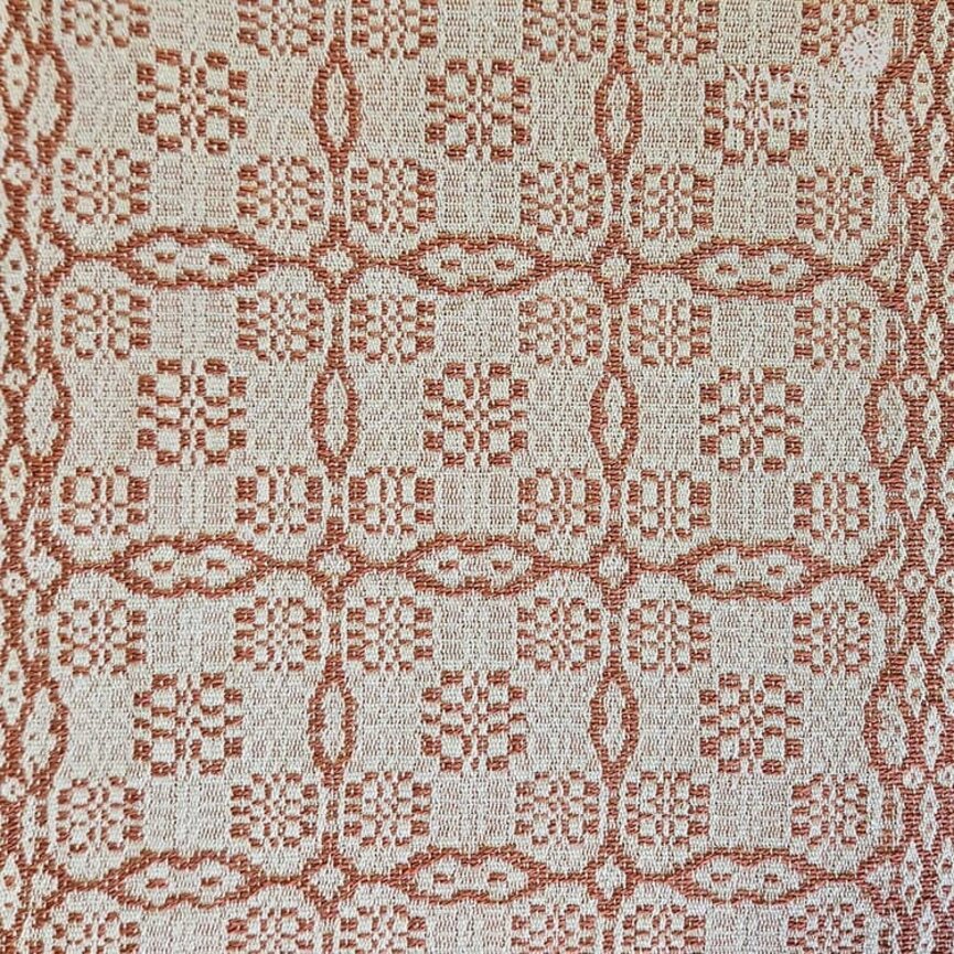 Saratoga Long Runner Rust Linen - 14" x 56"