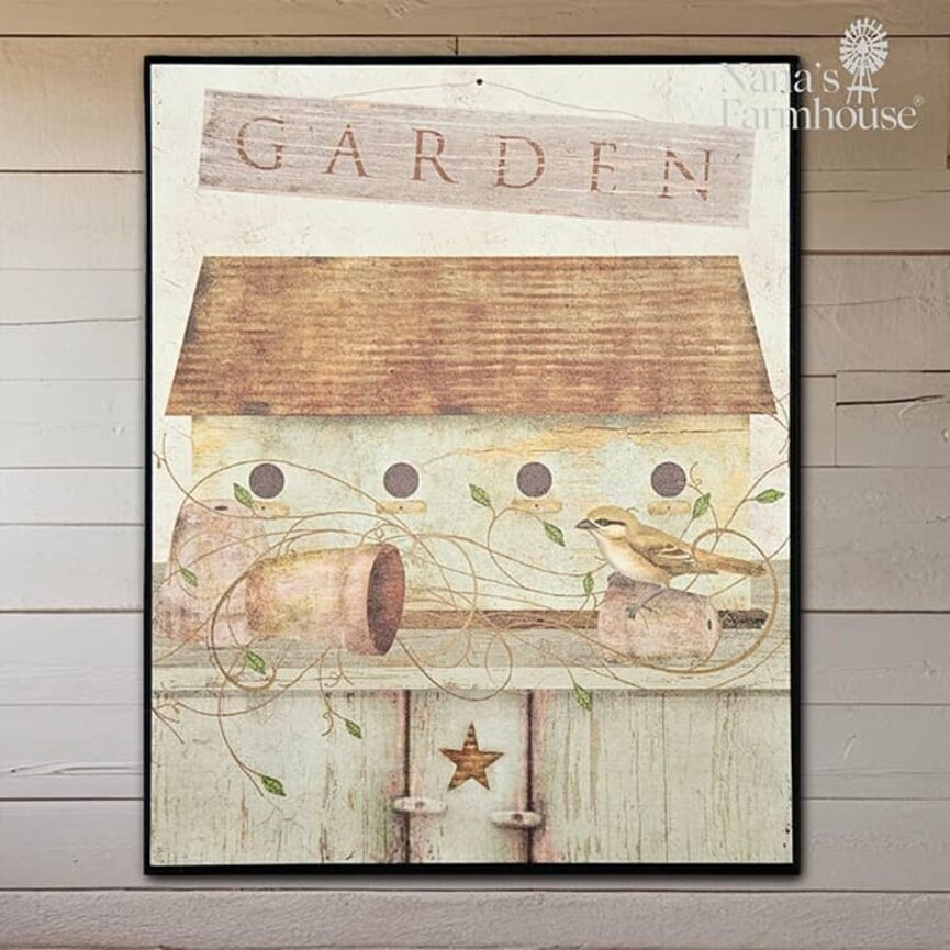 Canvas Print Garden Shed - 8" x 10"
