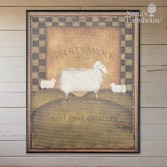 Liberty Wool Sheep Canvas Print