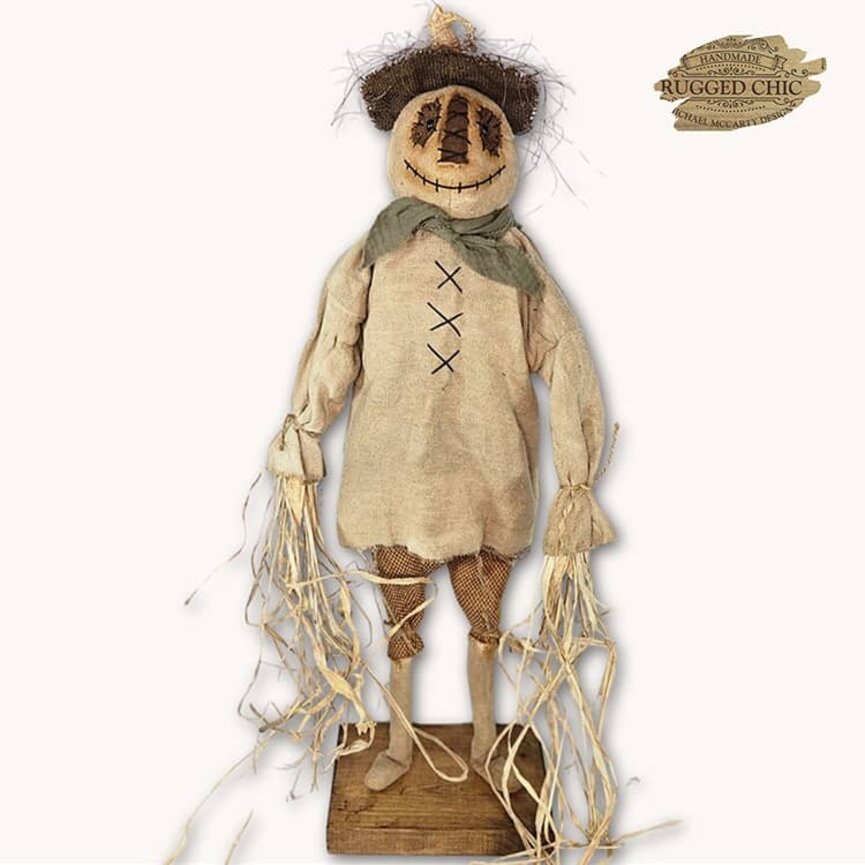Russell the Scarecrow Doll with Straw Hat - 26"