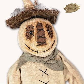 Russell the Scarecrow Doll with Straw Hat
