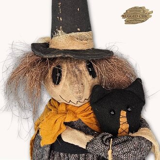 Lizzie the Witch in Black Dress