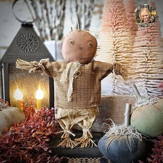 Mr. Patterson Pumpkin Scarecrow Doll