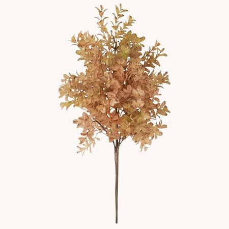 Brown with Green Myrtle Bush - 16"