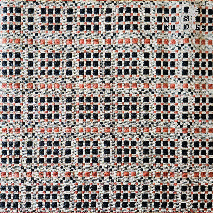 Pine Creek Smithfield Black Rust Linen Table Square - 34"