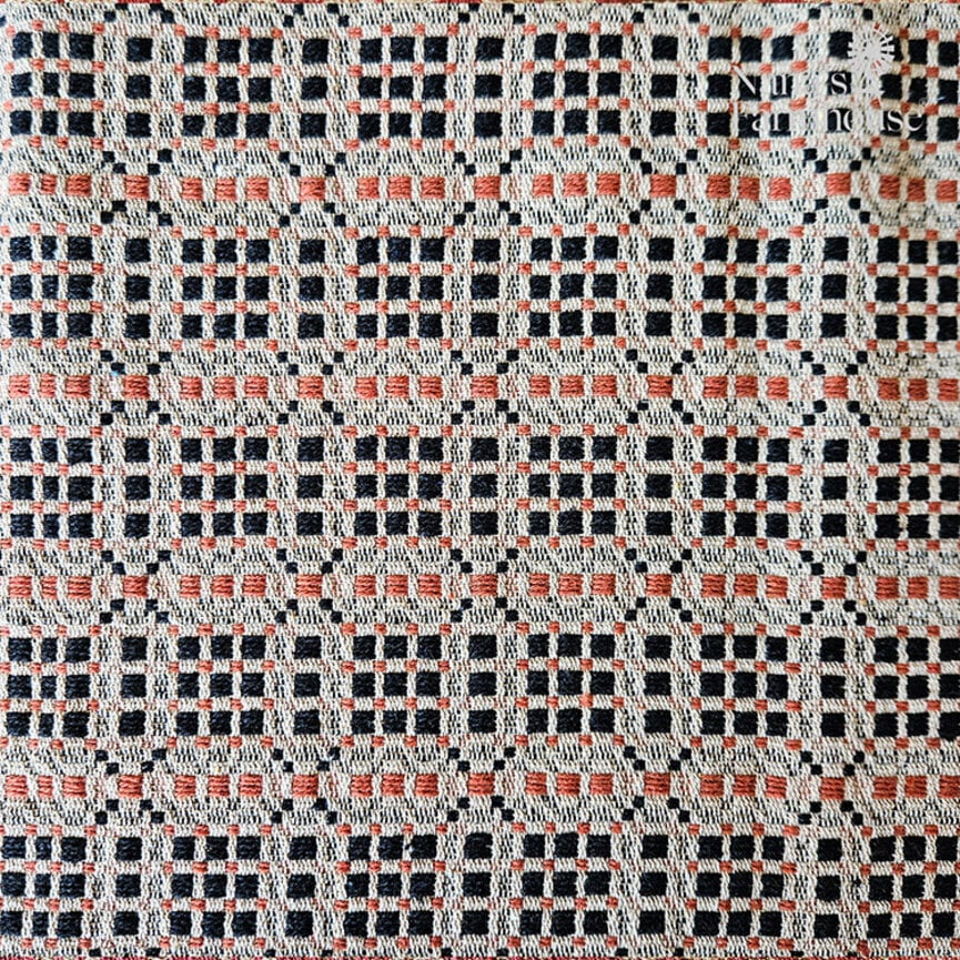 Smithfield Black/Rust/Linen Short Runner - 14" x 32"