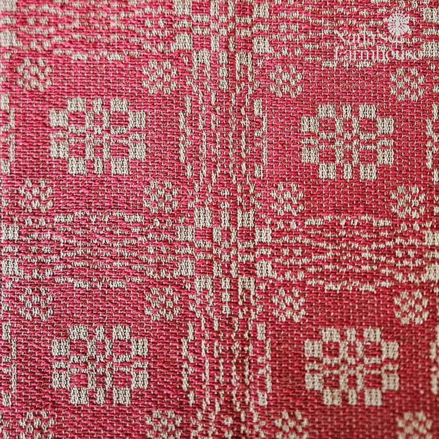 Gettysburg Red/Tan Short Table Runner - 14x32