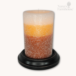 CR Designs Candy Corn Candle Sleeve - Gumdrop