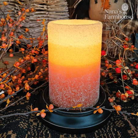 Candy Corn Candle Sleeve - Gumdrop
