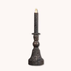 Black Candlestick Light Battery - 13" x 3.5"
