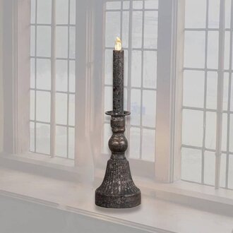 Black Candlestick Light Battery - 13"