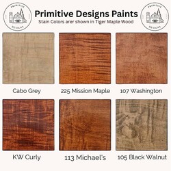 Butterfly Table with Pine Top & Black Rubbed Legs