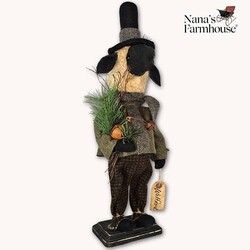 Wilfred Sheep Boy with Greenery - 19"