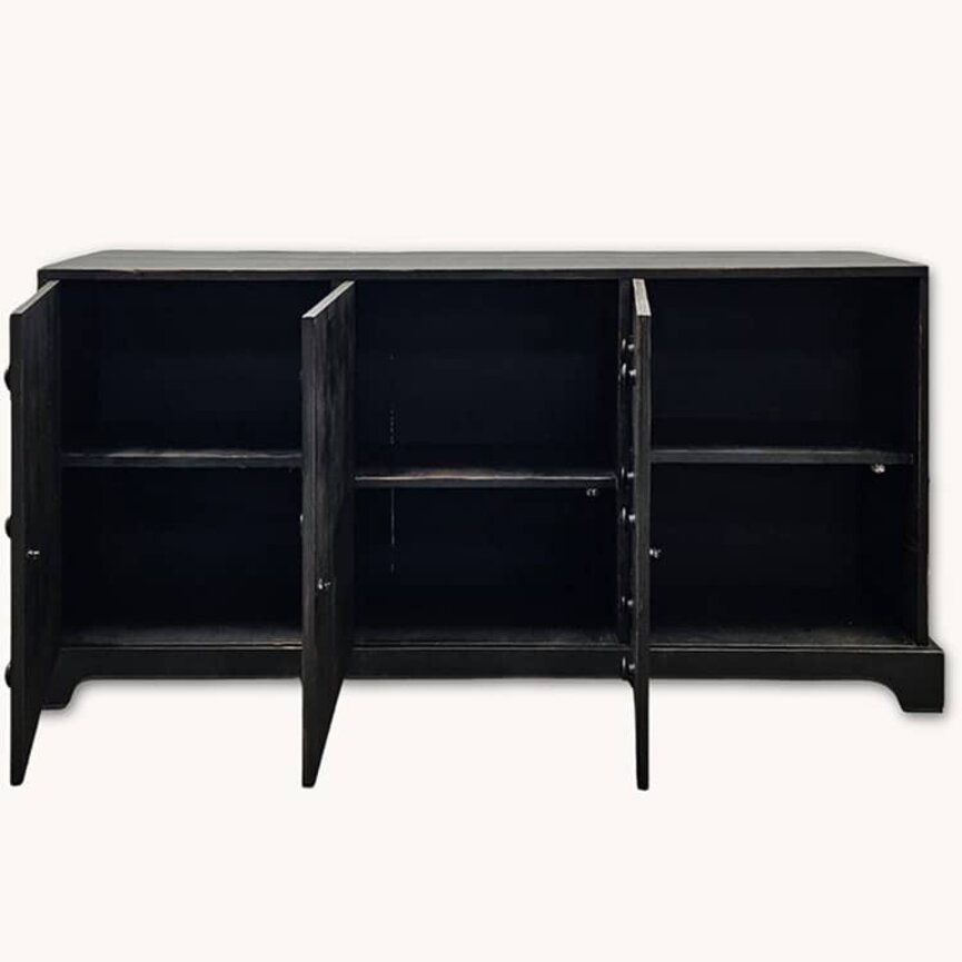 Apothecary 3 Door Cabinet - 60" x 11.5 " x 29.5"