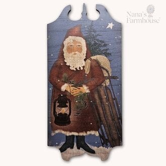 Santa with Sled Tavern Sign