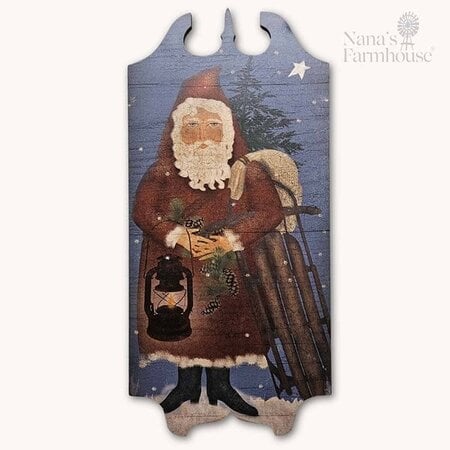 Santa with Sled Tavern Sign