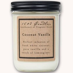 1803 Coconut Vanilla Candle - 14oz