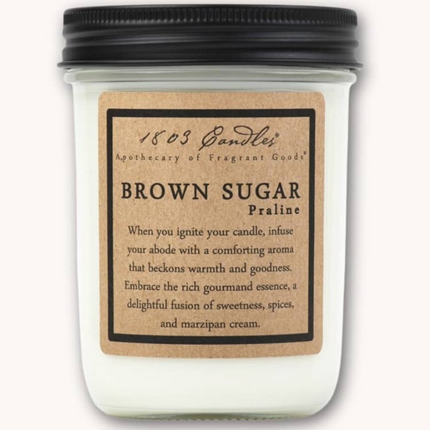 1803 Brown Sugar Praline Candle - 14oz