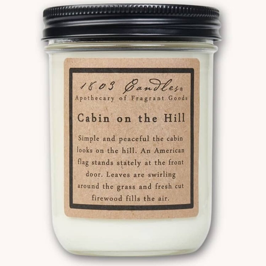 1803 Cabin On The Hill Candle