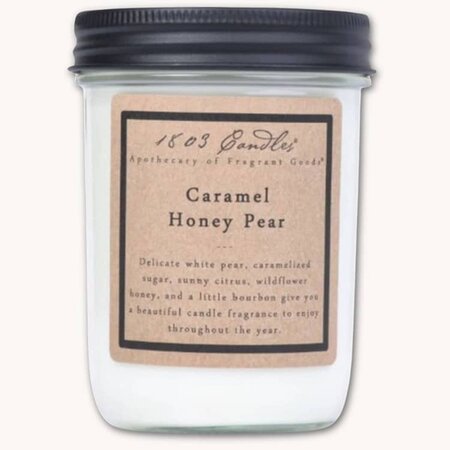 1803 Caramel Honey Pear Candle