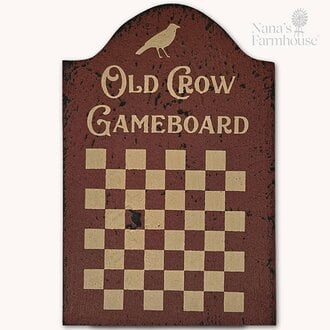 Old Crow Gameboard Tavern Sign