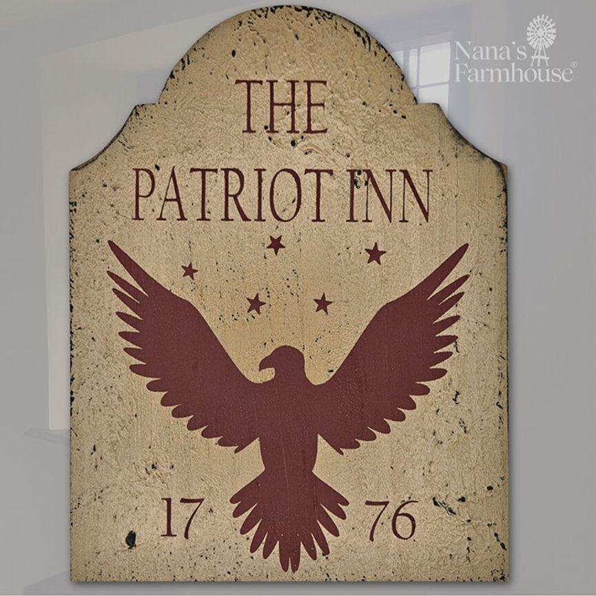 Tavern SignThe Patriot Inn 1776 Shelf Sitter - 12" x 9"