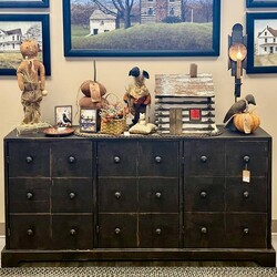Apothecary 3 Door Cabinet - 60" x 11.5 " x 29.5"