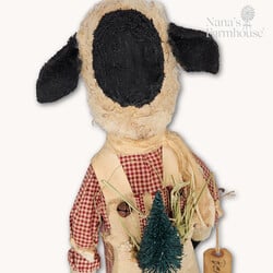 Sheep Boy Benny Doll with Christmas Tree - 16"