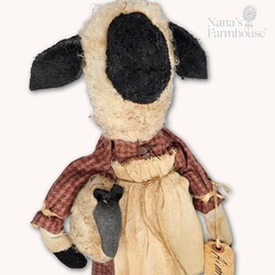 Sheep Girl AimeeHolding A Doll - 16"