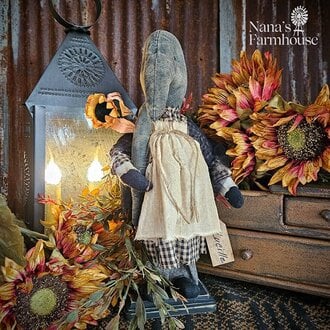 Lucille Primitive Crow Girl Doll