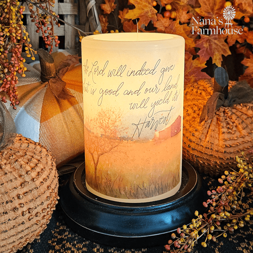 Good Harvest Land Candle Sleeve - Vanilla