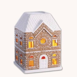 Gingerbread House Canopy Illumination Fragrance Warmer - 7" x 4.75"