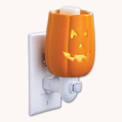 Jack O' Lantern Pluggable Fragrance Warmer - 3.8" x. 2.7"