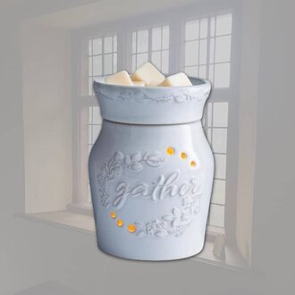 Gather Illumination Fragrance Warmer - White