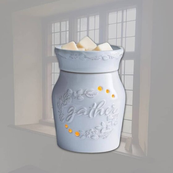 Gather Illumination Fragrance Warmer - White