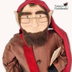 Bernard The Elf with List & Mallet - 18"
