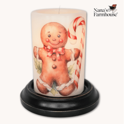 Gingy Mint Single Candle Sleeve - Vanilla