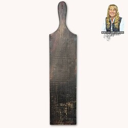 Kathy Graybill Hand Painted Antique Five Drawer Wall Box - 21.25" x 5" x 4"