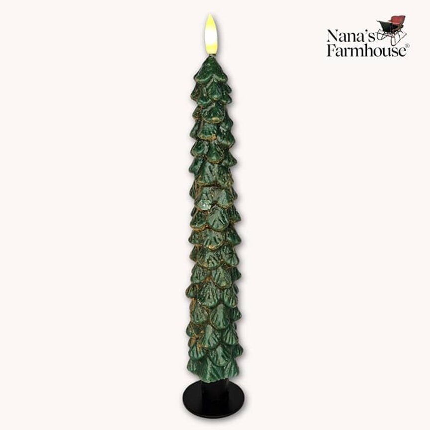 GLO Tree Battery Operated Taper - 11.5"