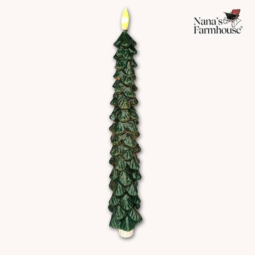 GLO Tree Battery Operated Taper - 11.5"