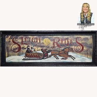 Sleigh Rides Hand Painted Original Artwork