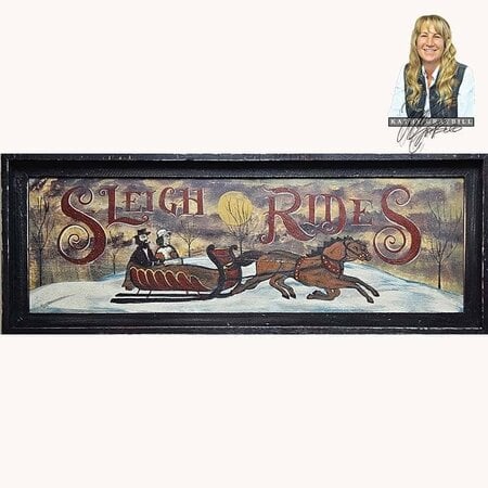 Sleigh Rides Hand Painted Original Artwork