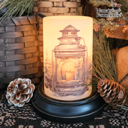 Winter Woods Lantern Candle Sleeve Vanilla