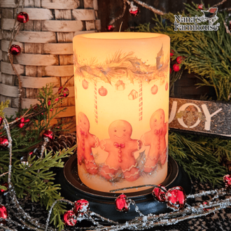 Gingy Mint & Friends Candle Sleeve Antique Vanilla